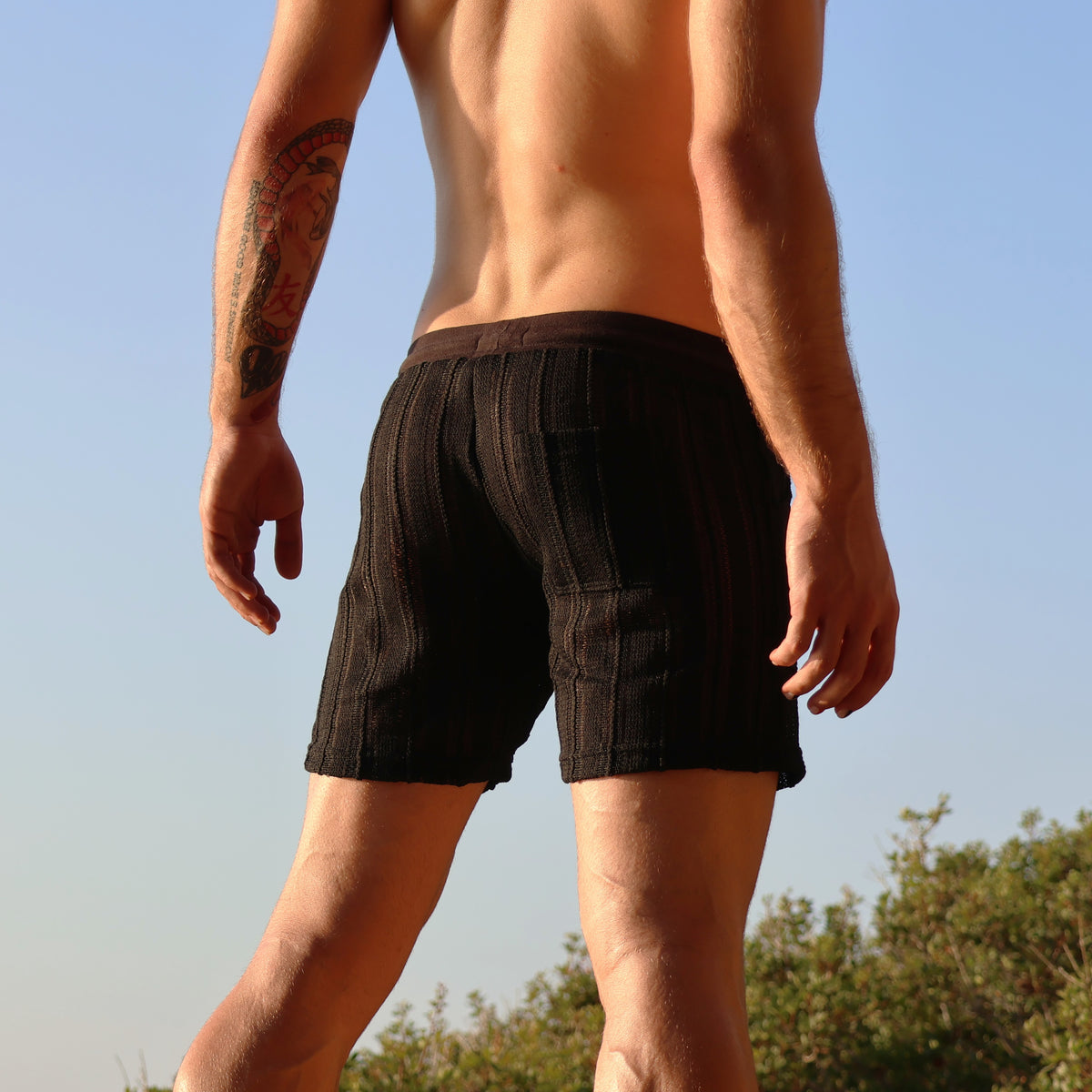 oasis open work short black-thumbmail-5