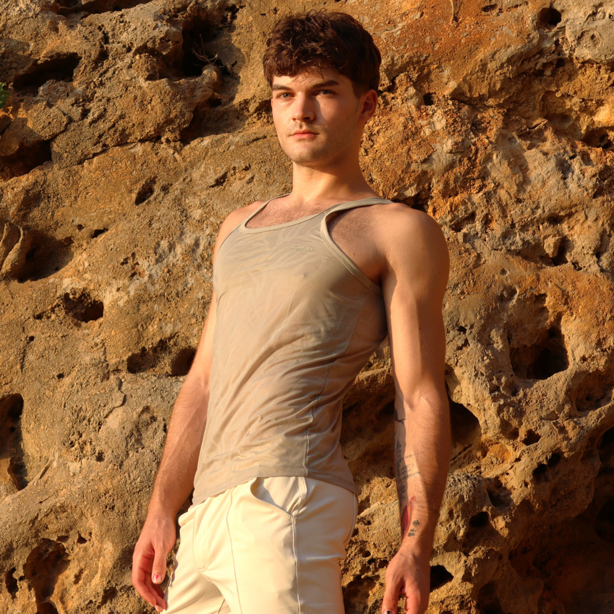 brigade tanktop khaki