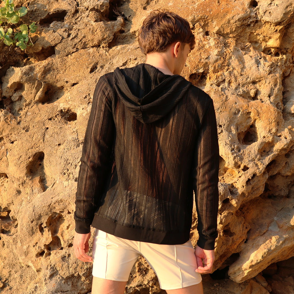 oasis open work hoody black-thumbmail-5