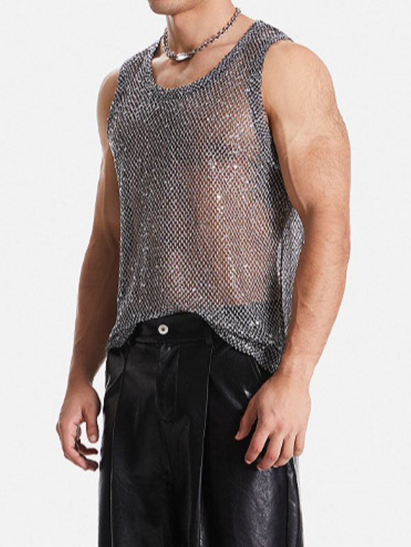 mesh sleeveless top-thumbmail-4