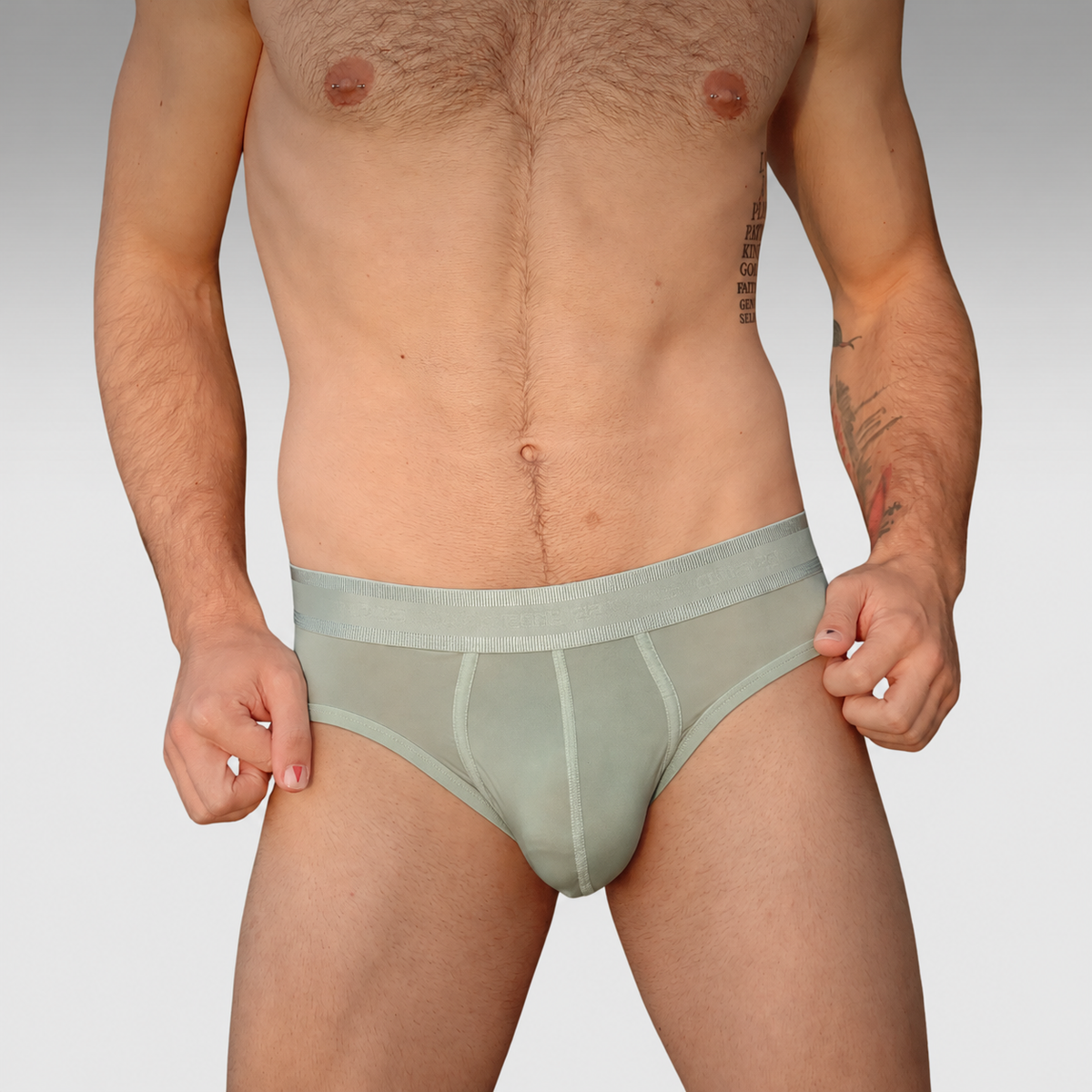 core microfibre brief khaki