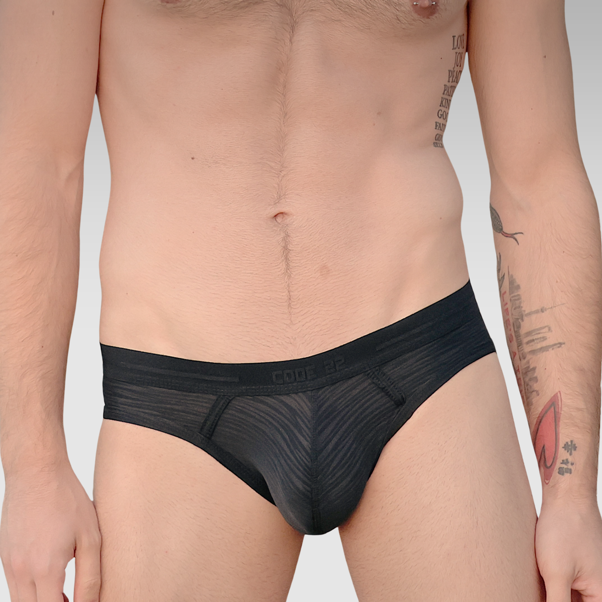 zebra brief black